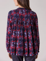 Yarra Trail Encaustic Pleat Top