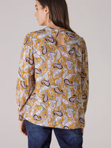 Yarra Trail Ochre Paisley Shirt