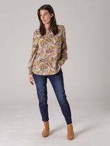 Yarra Trail Ochre Paisley Shirt