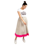 Urban Luxury Long 2 Tone Skirt