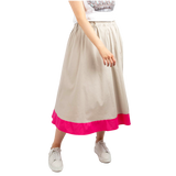 Urban Luxury Long 2 Tone Skirt