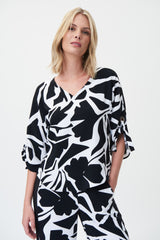 Joseph Ribkoff Abstract Print Tunic