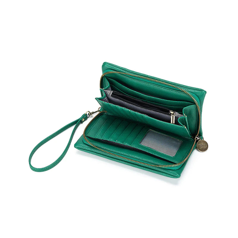 Green hot sale womens wallet