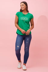 Caroline Morgan Coco Graphic Tee