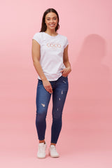 Caroline Morgan Coco Graphic Tee