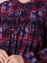 Yarra Trail Encaustic Pleat Top