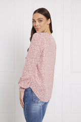Caroline Morgan Ditsy Print Top