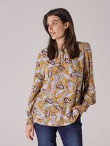 Yarra Trail Ochre Paisley Shirt