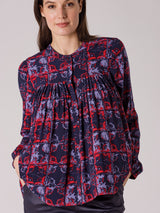 Yarra Trail Encaustic Pleat Top