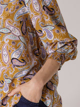 Yarra Trail Ochre Paisley Shirt