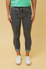Caroline Morgan Side Stud Pant