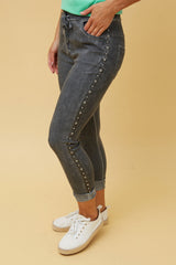 Caroline Morgan Side Stud Pant