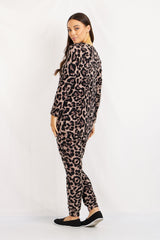 Caroline Morgan Leopard Leisure Set