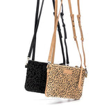 Meika 2 Way CrossBody Black Caviar Bag