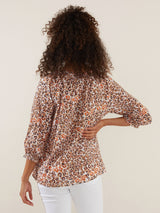 Yarra Trail Gathered Ruffle Top