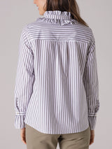 Yarra Trail Frilled Stripe Shirt