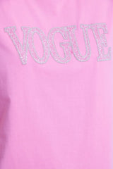 Caroline Morgan Beaded Vogue Tee
