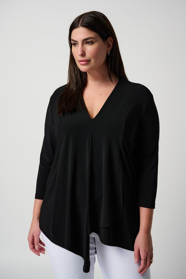 Joseph Ribkoff Asymmetric Tunic Top