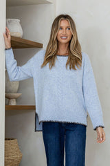 Miss Marlow Cabled Blanket Stitch Knit