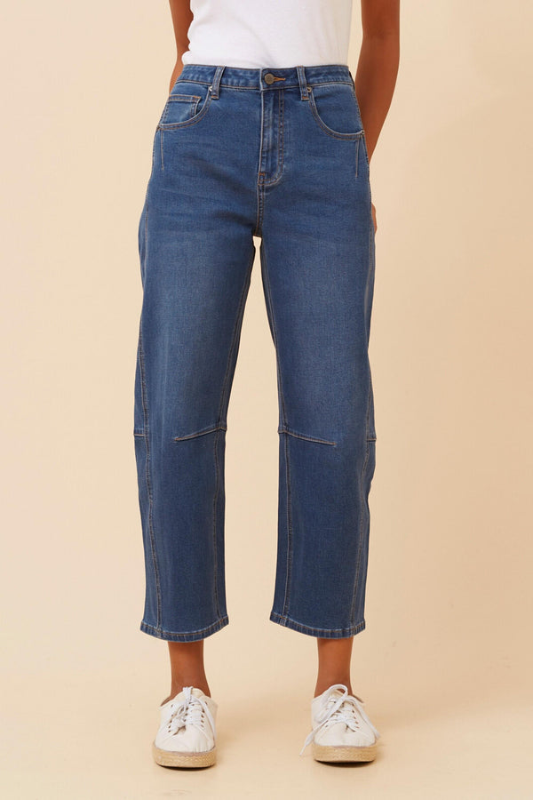 Jessie Crop Barrel Jean