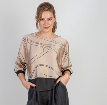 JJ Sisters Print Top