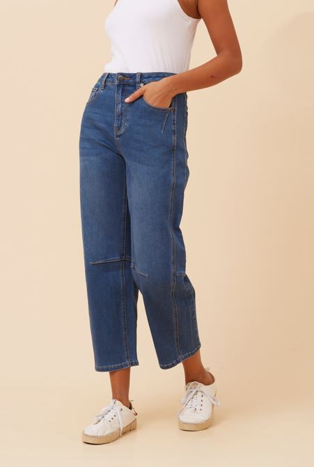 Jessie Crop Barrel Jean