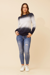 Caroline Morgan Two Tone Jumper
