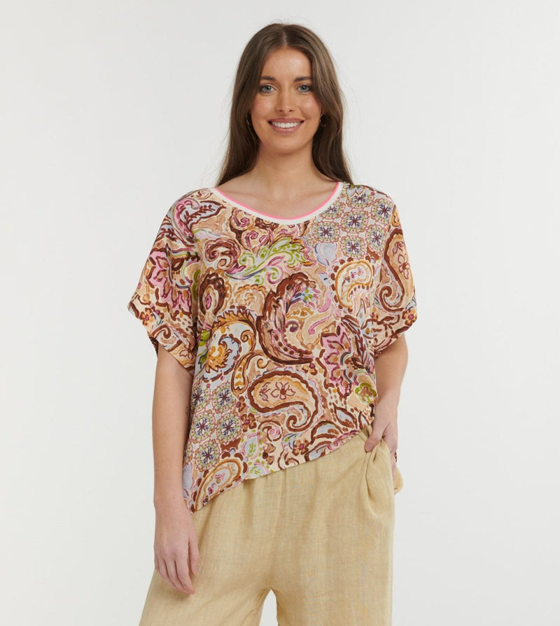 Urban Luxury Printed Top