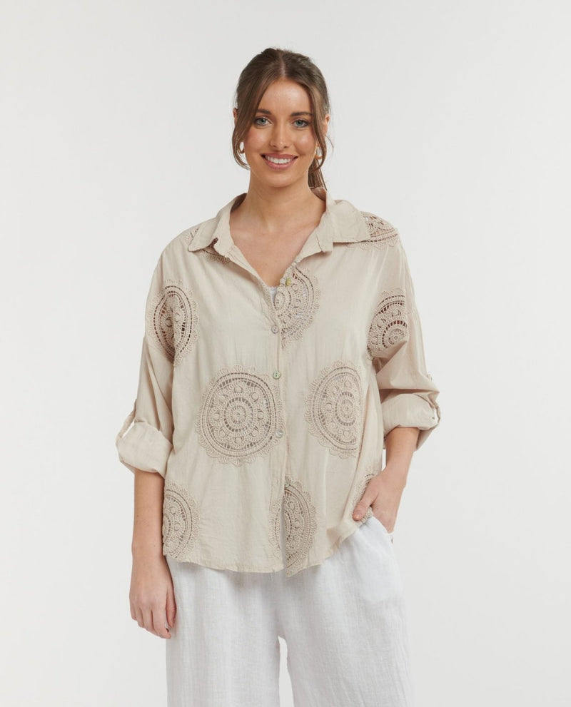 Urban Luxury Broderie Shirt