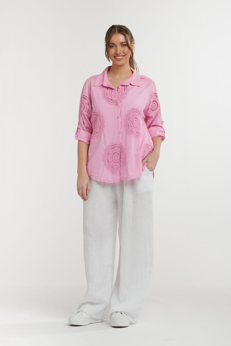 Urban Luxury Broderie Shirt