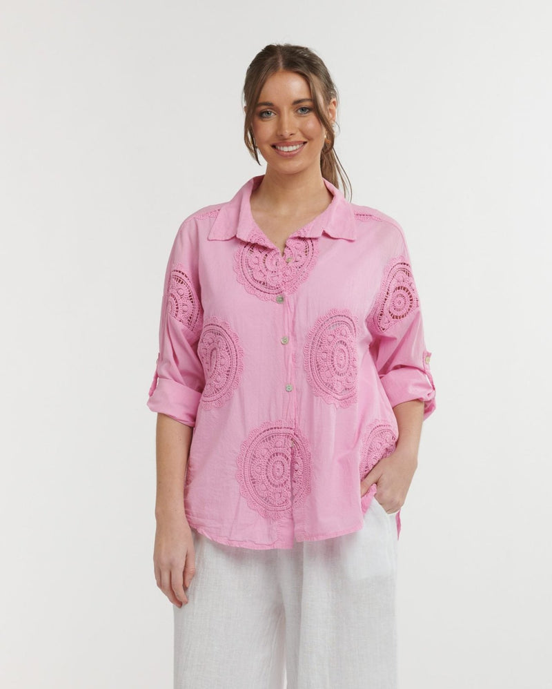 Urban Luxury Broderie Shirt