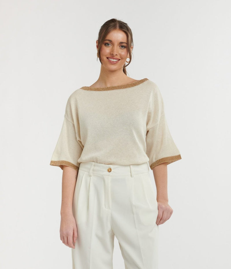 Urban Luxury Lurex Knit Top