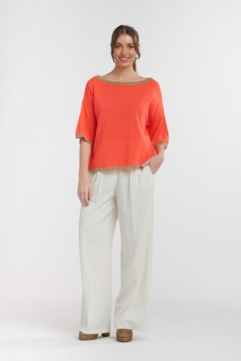 Urban Luxury Lurex Knit Top