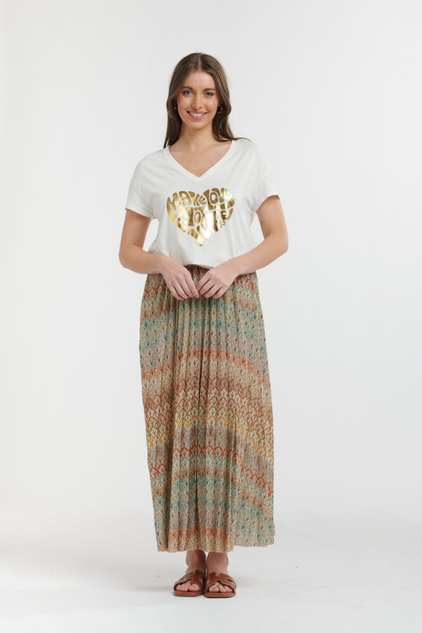 Urban Luxury Foiled Heart Tee