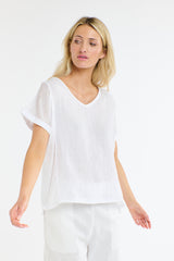 Love From Italy Short Sleeve Calypso Top