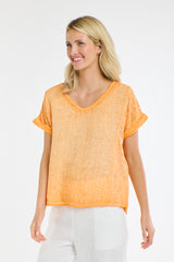 Love From Italy Short Sleeve Calypso Top