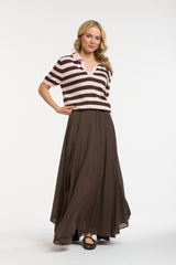 Urban Luxury Knit Striped Polo