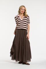 Urban Luxury Knit Striped Polo