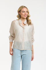 Urban Luxury Polka Dot Shirt
