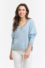 Italian Star Lurex College Knit