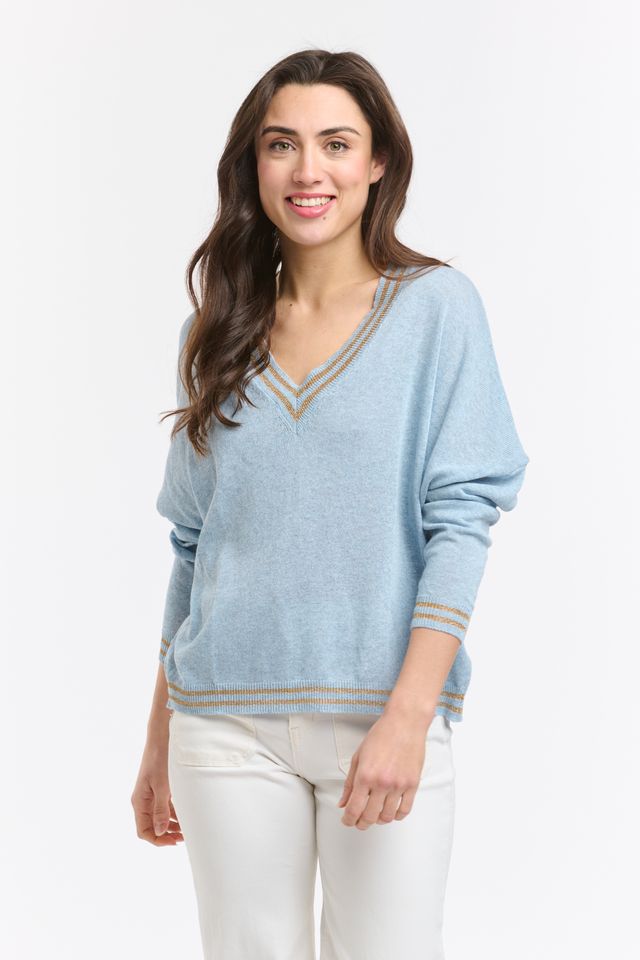 Italian Star Lurex College Knit