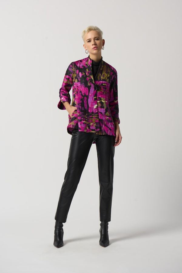 Joseph Ribkoff Abstract Print Jacket