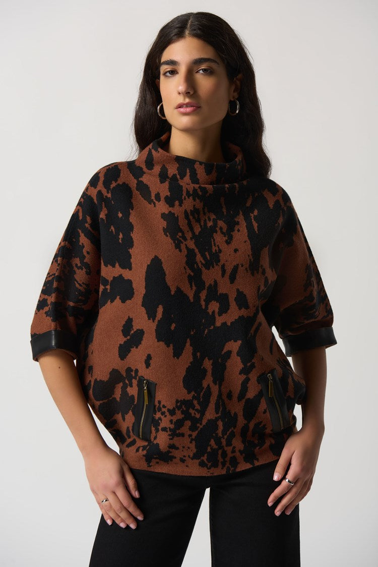Joseph Ribkoff Zip Detail Top