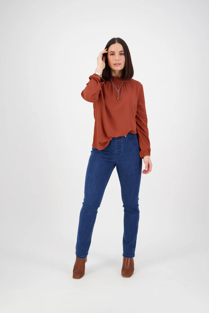 Vassalli Slim Leg Denim Pull On