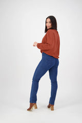 Vassalli Slim Leg Denim Pull On