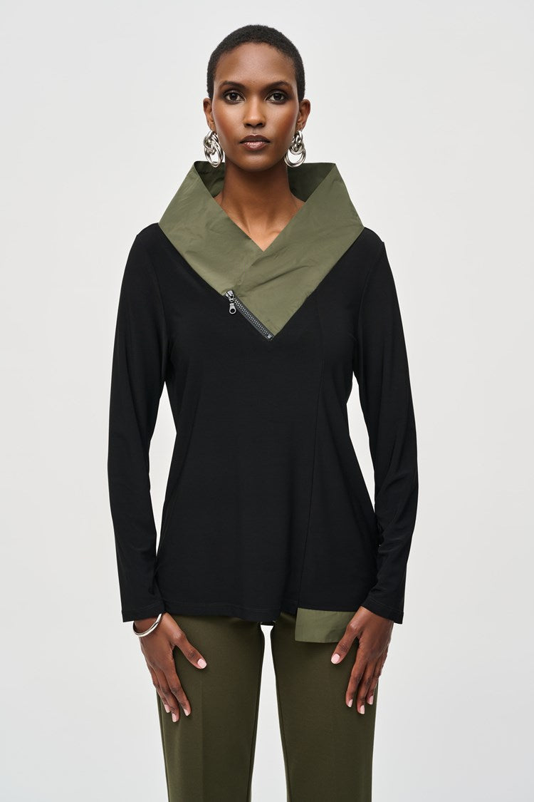 Joseph Ribkoff Asymmetrical Top