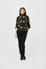 Joseoh Ribkoff Abstract Print Trapese Jacket