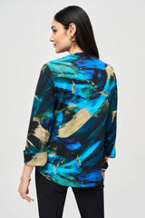 Joseph Ribkoff Bohemian Brush Stroke Jacket