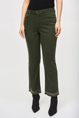 Joseph Ribkoff Cropped Straight Casual Trousers