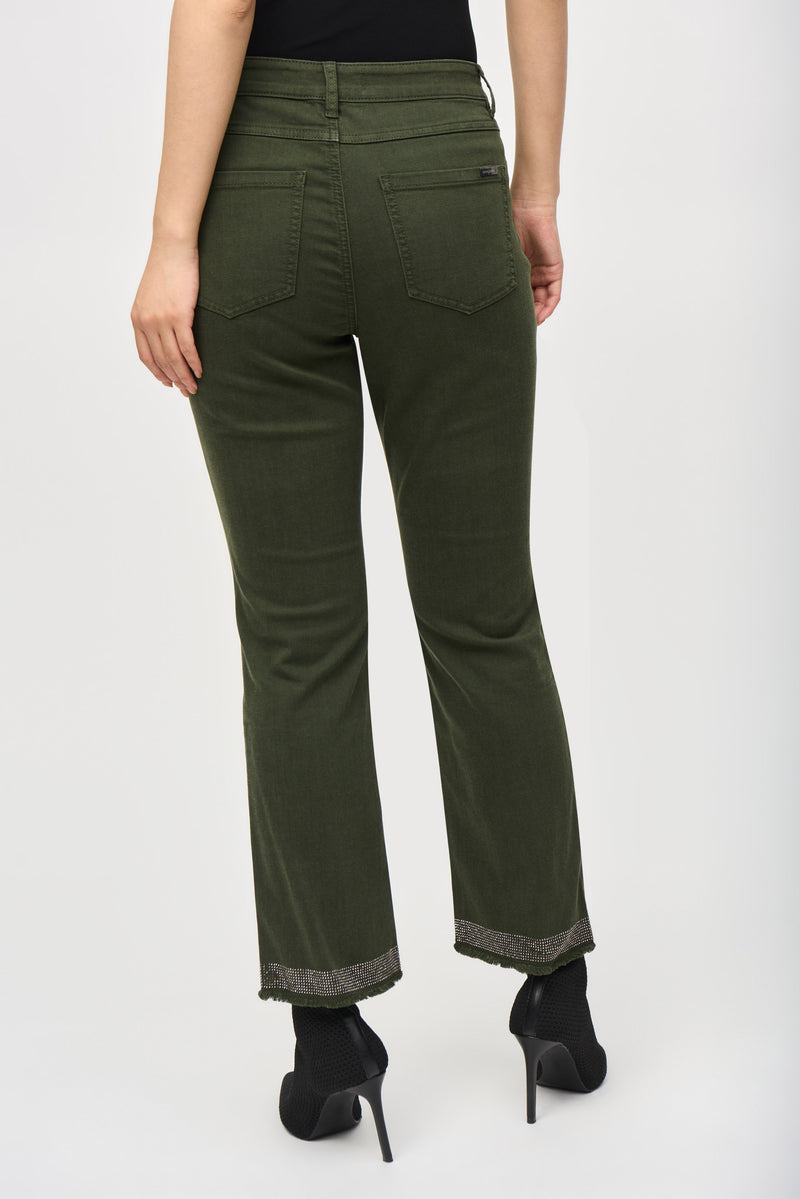 Joseph Ribkoff Cropped Straight Casual Trousers